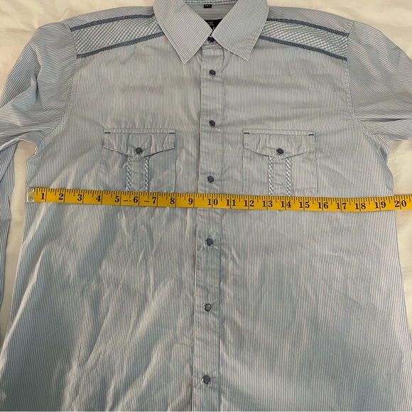 Cats Eye Men’s Long Sleeve Button Down Shirt (size:15 1/2) - Picture 7 of 8